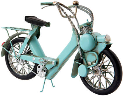 Clayre & Eef Model Solex - 27*9*17 Cm - Blauw - Ijzer / Kunststof - Staand - Solex - Clayre & Eef - 6y2455