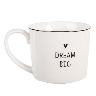 Clayre & Eef Mok 12x8x7cm 275ml wit