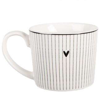 Clayre & Eef Mok 12x8x7cm 275ml wit