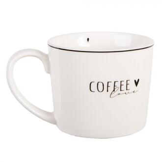 Clayre & Eef Mok 12x8x7cm 275ml wit