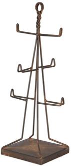 Clayre & Eef Mokkenboom 16x16x38cm bruin