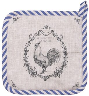 Clayre & Eef Pannenlap haan 20x20cm beige