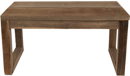 Clayre & Eef Plantentafeltje 38x18x19 cm Bruin Hout Rechthoek