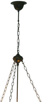 Clayre & Eef Snoerpendel Ketting Tiffany 100 cm Bruin Ijzer