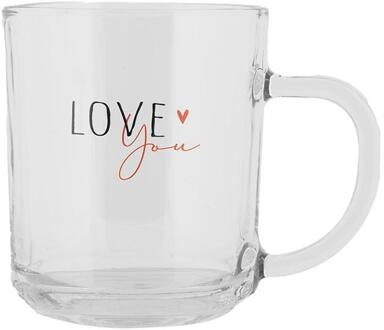 Clayre & Eef Theeglas 11x8x9cm 200ml transparant