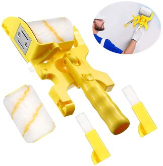 Clean-Cut Verf Edger Roller Borstel Multifunctionele Roller Kwast Clean-Cut Verf Edger Muur Schilderen Roller Borstel set Tool