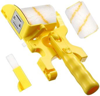 Clean-Cut Verf Edger Roller Borstel Multifunctionele Roller Kwast Clean-Cut Verf Edger Muur Schilderen Roller Borstel set