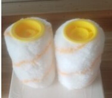 Clean-Cut Verf Edger Roller Borstel Professionele Edger Met 2-Pack Vervanging Rollen, 2-Pack Borstels Voor Kamer Muur Plafond Creamy-wit