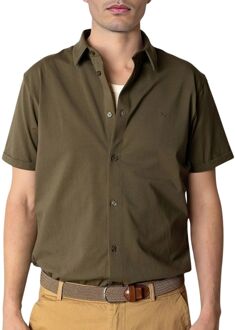 Clean Formal Stretch SS Overhemd Heren - M