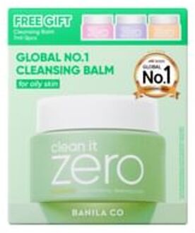 Clean It Zero Pore Clarifying Cleansing Balm Set 4pcs