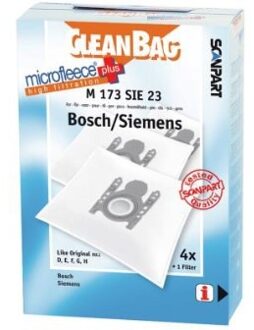 Cleanbag Bosch Siemens D/E/F/G/H Stofzak Wit