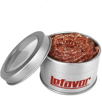 Cleaning Ball Desoldering Soldering Iron Mesh Filter Cleaning Nozzle Tip Copper Wire Cleaner Ball Metal Dross Box Clean Ball