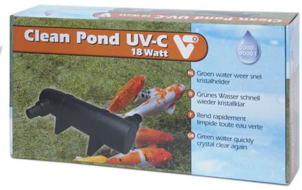 CleanPond Uv-C Filter 18 Watt Zwart