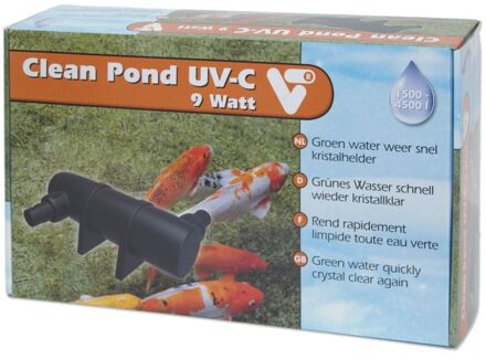 CleanPond Uv-C Filter 9 Watt Zwart