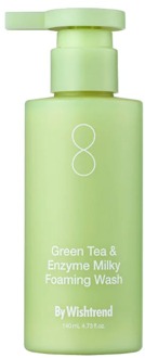 Cleanser By Wishtrend Green Tea & Enzyme Milky Foaming Wash 140 ml