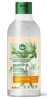 Cleanser Herbal Care Hemp Brightening Micellar Water With Vitamin C 400 ml