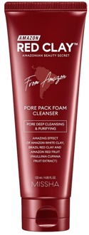 Cleanser Missha Amazon Red Clay Pore Pack Foam Cleanser 120 ml
