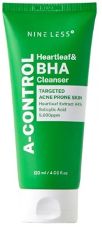 Cleanser Nineless A-Control Heartleaf BHA ClearPore Cleanser 120 ml