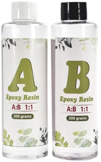 Clear AB Crystal Glue Resin Epoxy High Adhesive 1:1 AB Epoxy Glue For DIY Resin Jewelry Making Accessories 100g/200g/500g/1000g