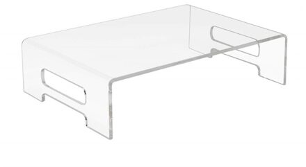 Clear Acryl Monitor Stand Elegante Zware Laptop Riser Plank Voor Gezonde Troostende Huis Of Kantoor Computing G6DD