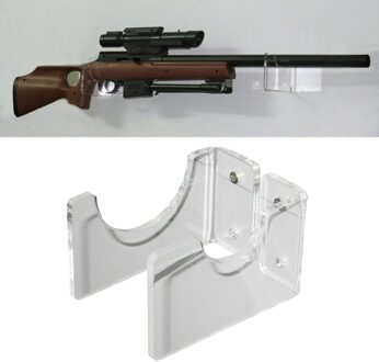 Clear Acryl Muurbevestiging Display Rack Stand Ondersteunt Beugels 4 Stuks Schroeven Materiaal: Acryl