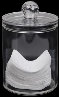 Clear Acryl Opslag Houder Doos Transparant Wattenstaafjes Stick Cosmetische Make-Up Organizer Case Opslag Accessoires