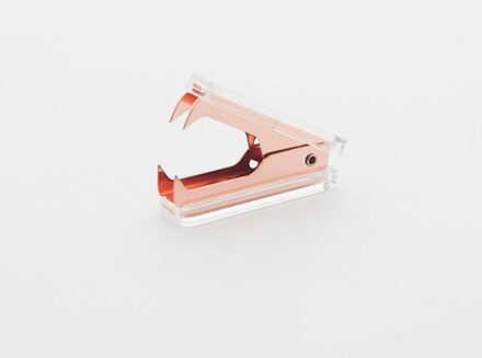 Clear Acryl Rose Gold Nietje Remover Kantoor School Bureau Accessoires