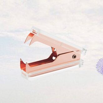 Clear Acryl Rose Gold Nietje Remover Kantoor School Bureau Accessoires