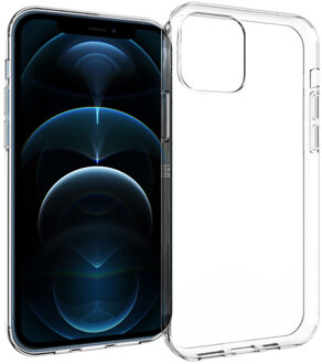 Clear Backcover iPhone 12 Pro Max Telefoonhoesje Transparant