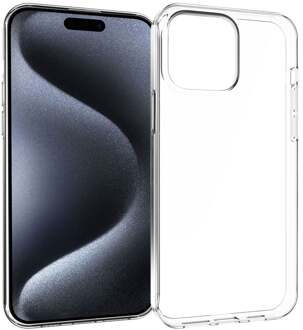 Clear Backcover iPhone 15 Pro Max Telefoonhoesje Transparant