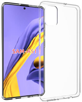 Clear Backcover Samsung Galaxy A51 hoesje - Transparant