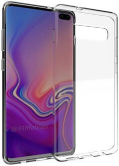 Clear Backcover Samsung Galaxy S10 Plus hoesje - Transparant