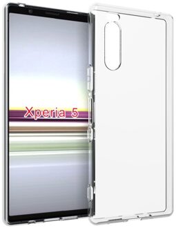 Clear Backcover Sony Xperia 5 hoesje - Transparant