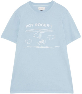 Clear Blue T-shirts en Polos Roy Roger's , Blue , Heren - Xl,L,M,S