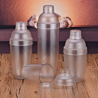 Clear Cocktail Shaker Mixer Iced Koffie Thee Maker Met Schaal Maatregel Bar Tool 4 Maten 700ml