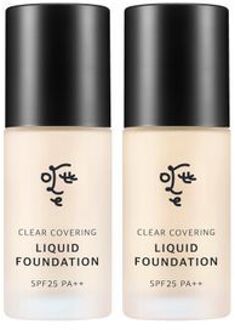 Clear Covering Liquid Foundation - 2 Colors #101 Ivory