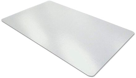 Clear Desk Pad, 35.5 Inch X 17.7 Inch Antislip Geweven Pvc Zachte Bureau Schrijven Mat-Ronde Randen Desk Protector