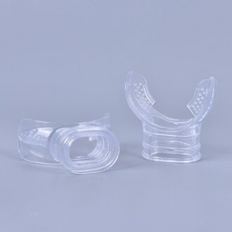 Clear Dive Buis Snorkel Siliconen Onderwater Duiken Buis Snorkel Mondstuk Regulator Zwemmen Accessoires