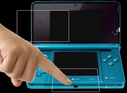 Clear Film Top + Bottom Lcd Screen Protector Voor 3Dsll/Xl Console