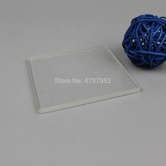 Clear Gepolijst Fused Silica 25mm * 25mm * 1mm Quartz Glas Vierkante Plaat