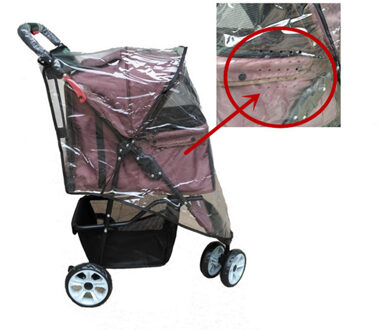Clear Plastic Opvouwbare Waterdichte Huisdier Warm Draagbare Winddicht Outdoor Reizen Hond Wandelwagen Cover Bescherming Kinderwagen Kinderwagen Kat