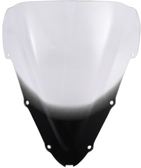 Clear + Black Double Bubble Voorruit Windsn Voor Honda Cbr 600 F4I 2001 2002 03 04 05 06 07 Motorfiets accessoires