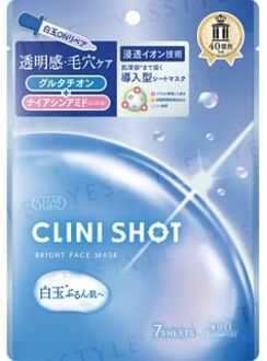 Clear Turn Clini Shot Moist Bright Face Mask 7 pcs