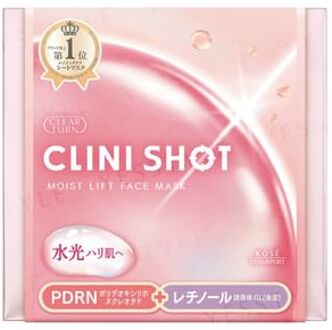 Clear Turn Clini Shot Moist Lift Face Mask Jumbo 30 pcs