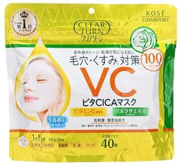 Clear Turn Vita CICA Sheet Mask 40 pcs