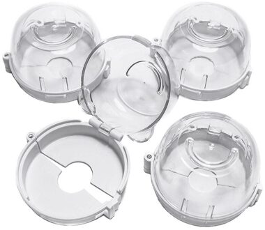 Clear Veiligheid Oven Knoppen Cover 4 Pack - Baby Proofing Bescherming Lock Voor Ovens/Kachels Wanneer Kinderen, kinderen, Peuter Rond-Prot