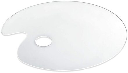 Clear Verf Paletten Non-stick Ovale Kunstenaar Verf Mengen Palet Voor Acryl Olieverf Mengen (12 InchX15.7 Inch)