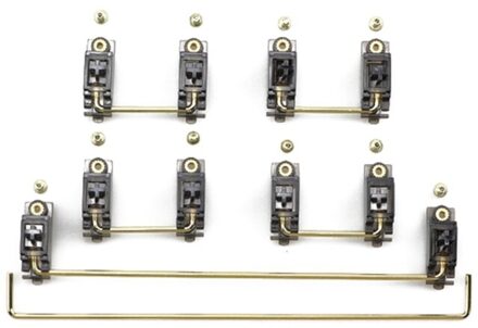 Clear Vergulde Schroef In Stabilisator Voor Mechanische Toetsenbord Gh60 Xd64 Xd84 6.25x Xd87 Gemonteerd Stabilizer Modifier Sleutel Plaat 60 87 Stab