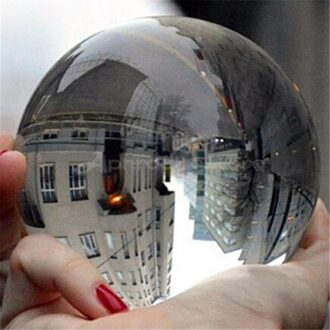 Clear View Glas Crystal Ball Healing Bol Fotografie Props Kunstmatige Crystal Decoratieve Ballen 6 80MM