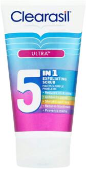 Clearasil Face Scrub Clearasil Ultra 5in1 Exfoliating Scrub 150 ml